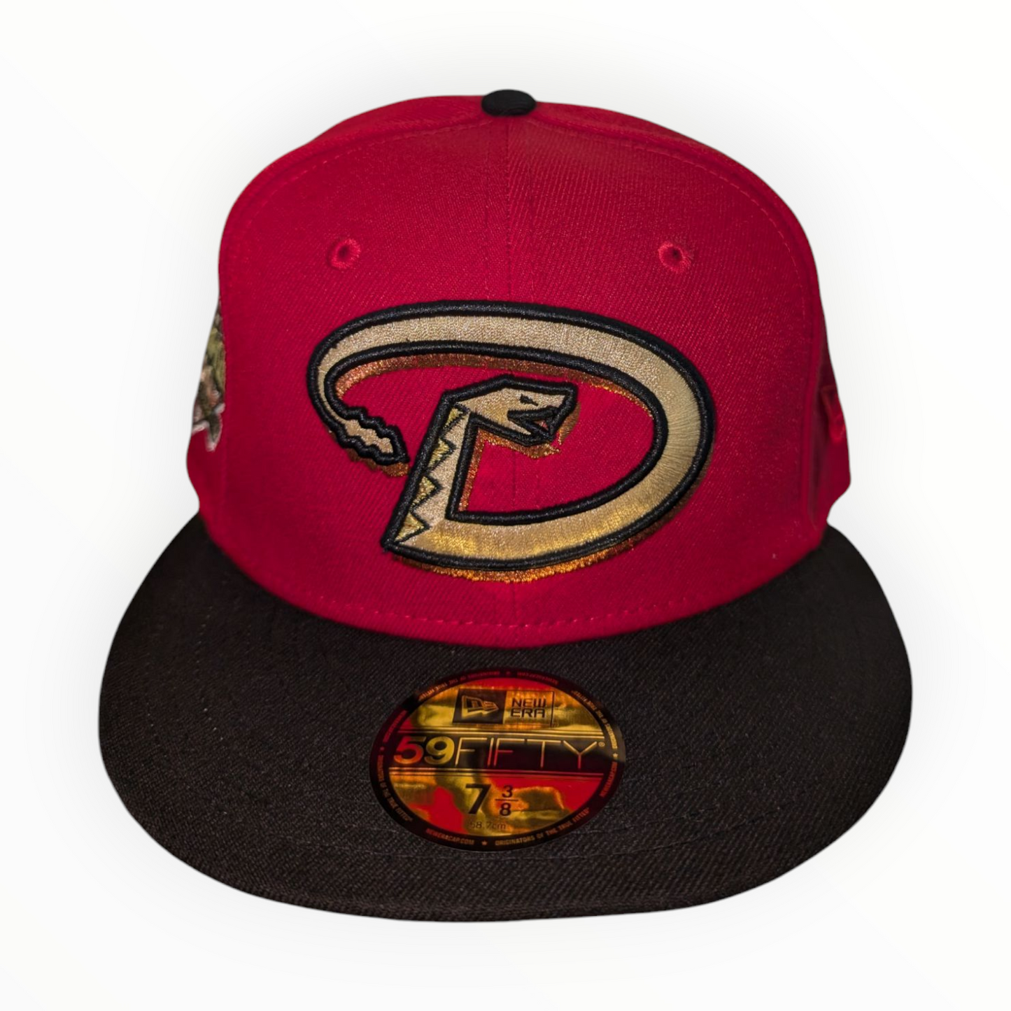 Men's Arizona Diamondbacks New Era Red/Blk 59FIFTY Fitted Hat