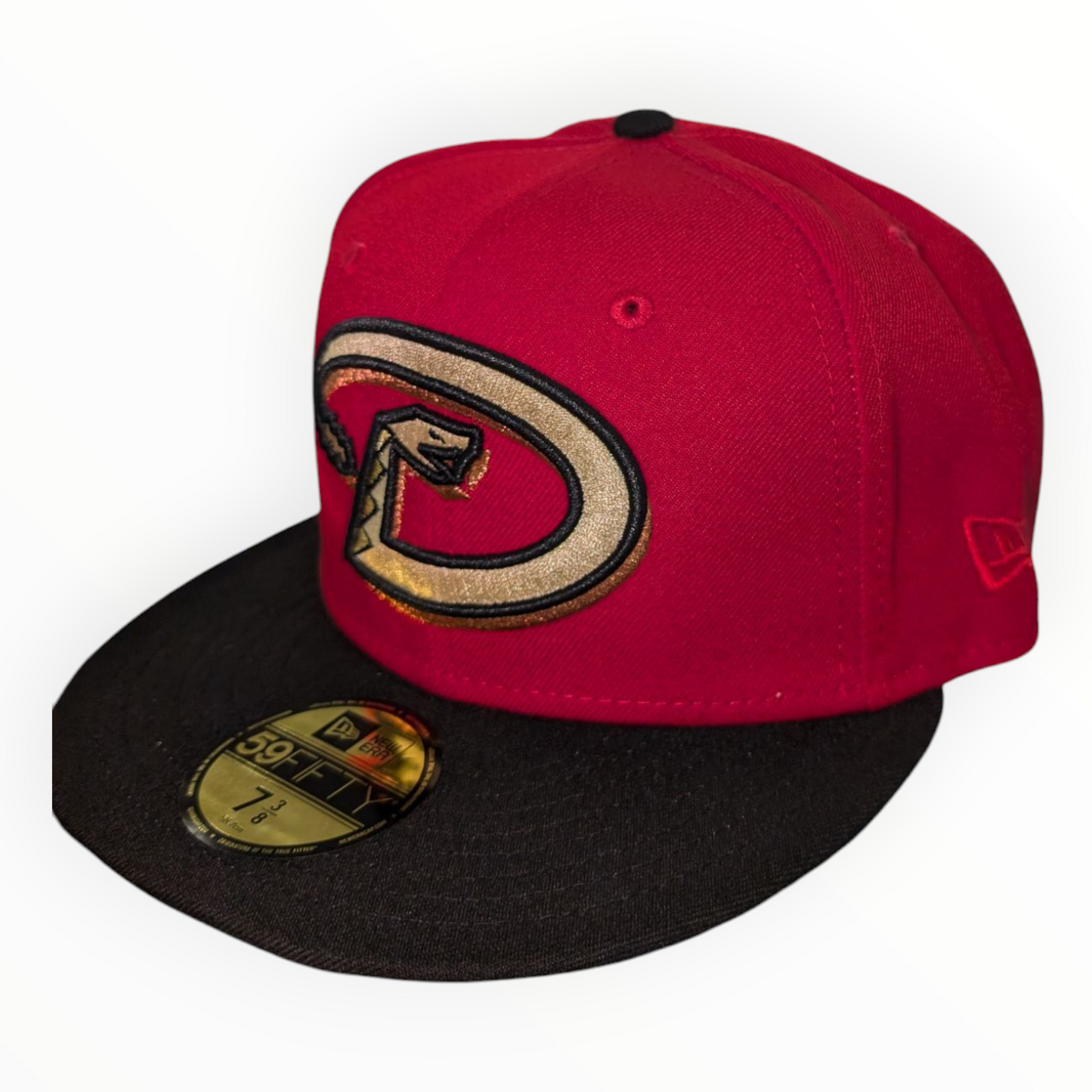 Men's Arizona Diamondbacks New Era Red/Blk 59FIFTY Fitted Hat